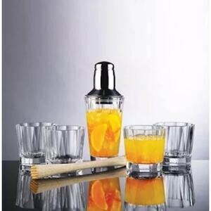 DENIZLI Bella 6-PIECE COCKTAIL SET w/ Bonus Muddler - Glasses